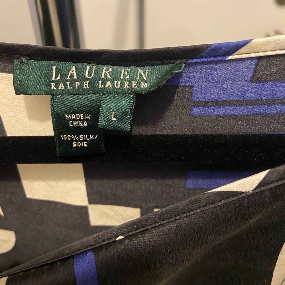 Ralph Lauren silk Top size Large - Picture 3 of 3